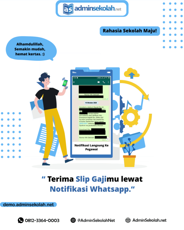 TERIMA SLIP GAJIMU LEWAT NOTIFIKASI WHATSAPP