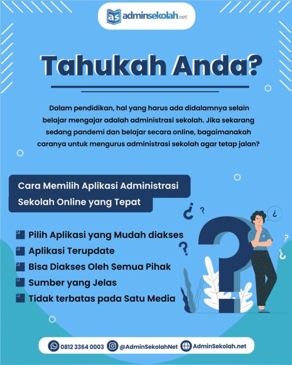 Cara Memilih Aplikasi Administrasi Sekolah Online yang Tepat