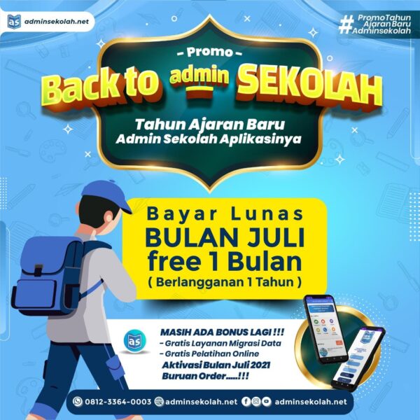 Promo "BTS" (Back To Admin Sekolah) !